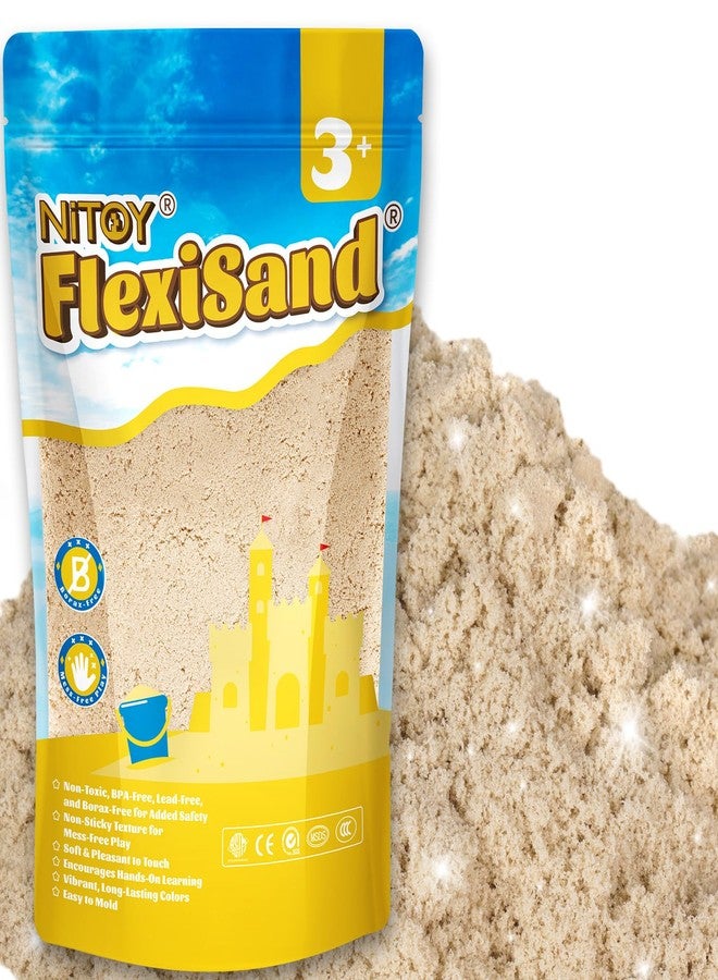 NiToy FlexiSand 2.2Lbs Sand, Never Dries Out-Fun for 3 Years and up Kids Bulk Refill for Sensory Sand Box Toys(Orignial) - Image 1